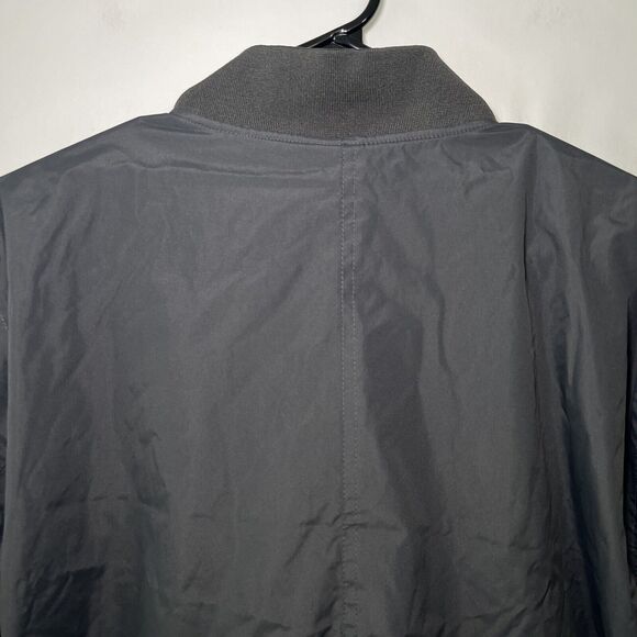 MSX By Michael Strahan Full Zip Reversable Jacket Mens Size Large Gray Fleece - Picture 9 of 16